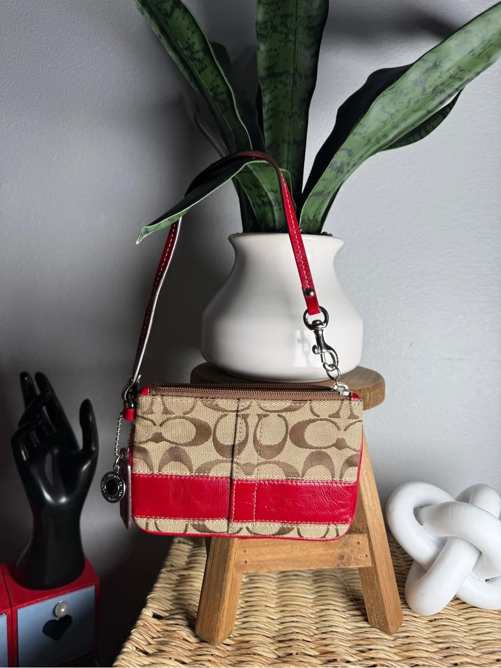 Coach wristlet signature